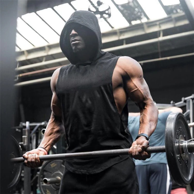 MB Wear Sleeveless Gym Hoodie – Built For Discipline