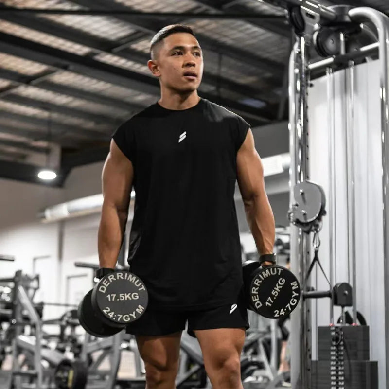 MB Wear Iron Cut Sleeveless Tee