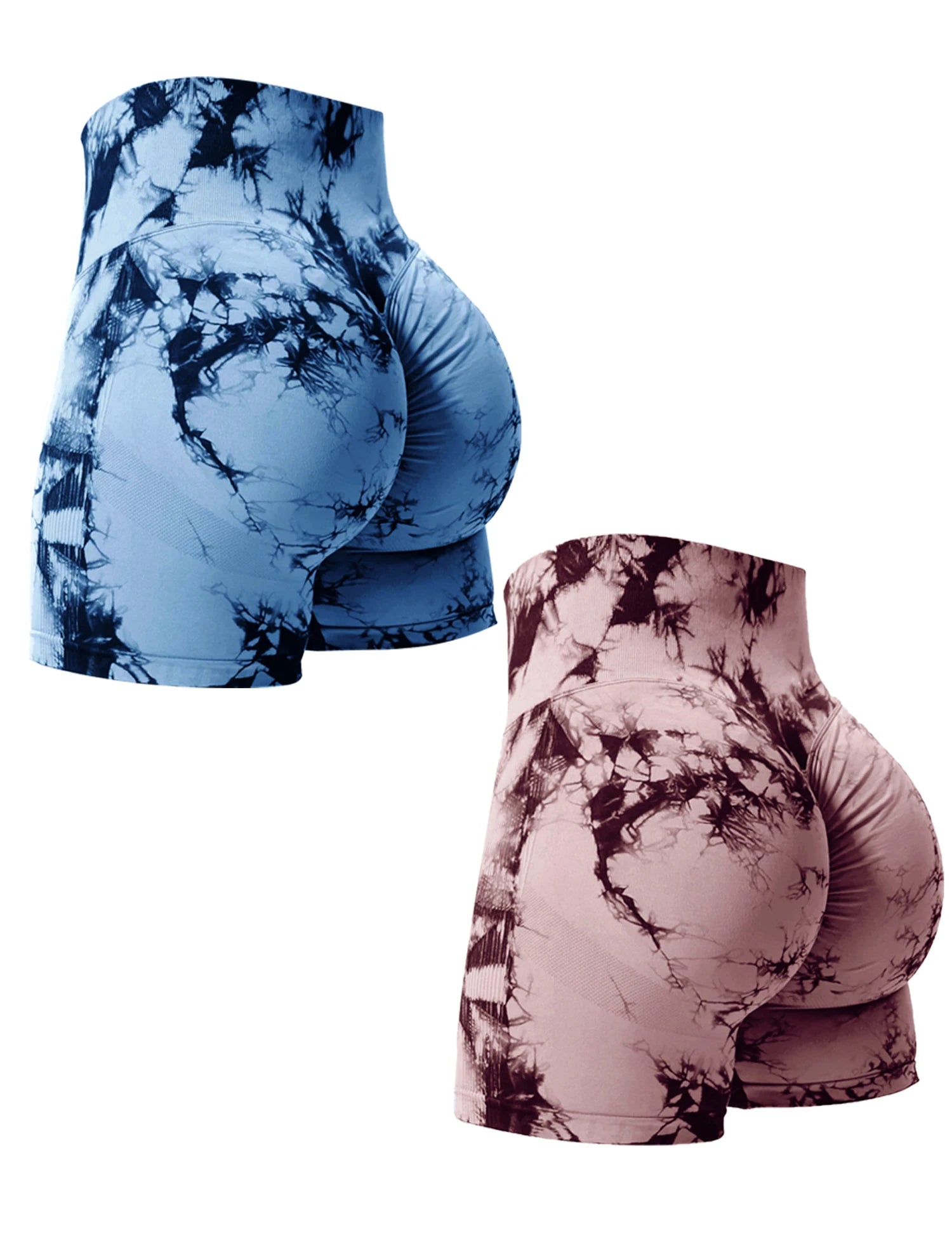 🌈  MB Wear Tie-Dye Sculpt Shorts