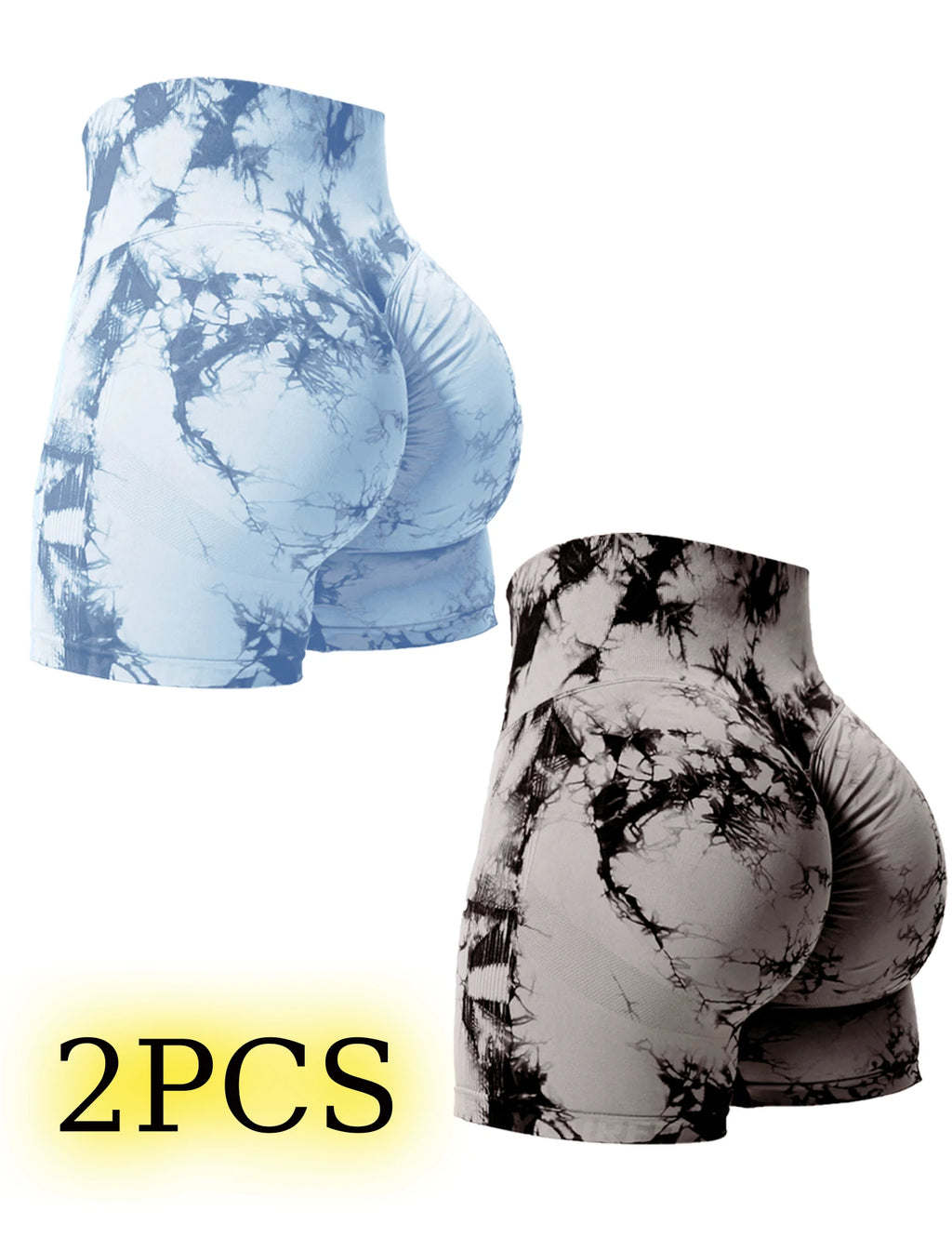 🌈  MB Wear Tie-Dye Sculpt Shorts