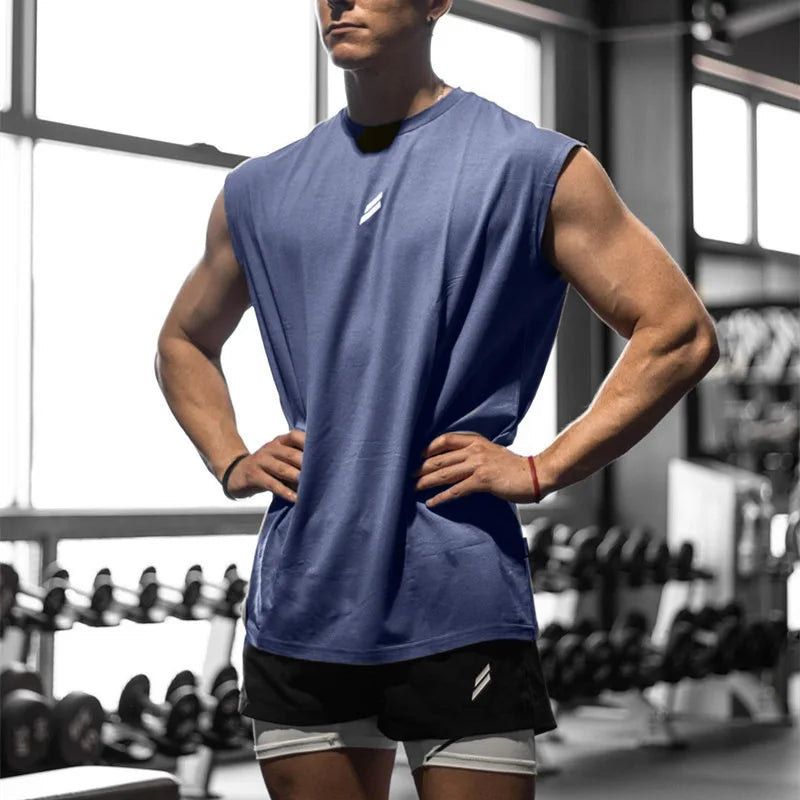 MB Wear Iron Cut Sleeveless Tee