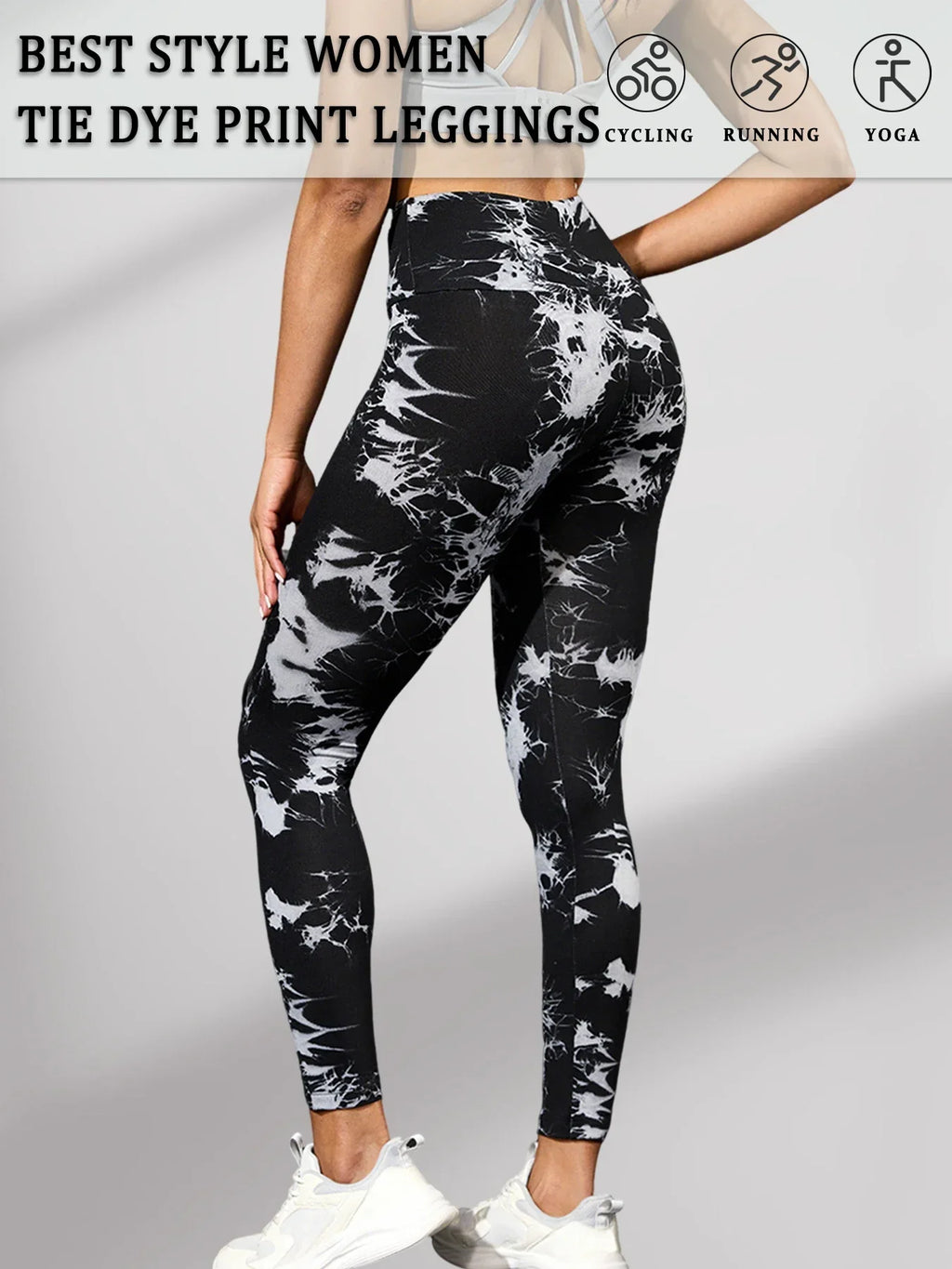 🌌 MB Wear Tie-Dye Performance Leggings