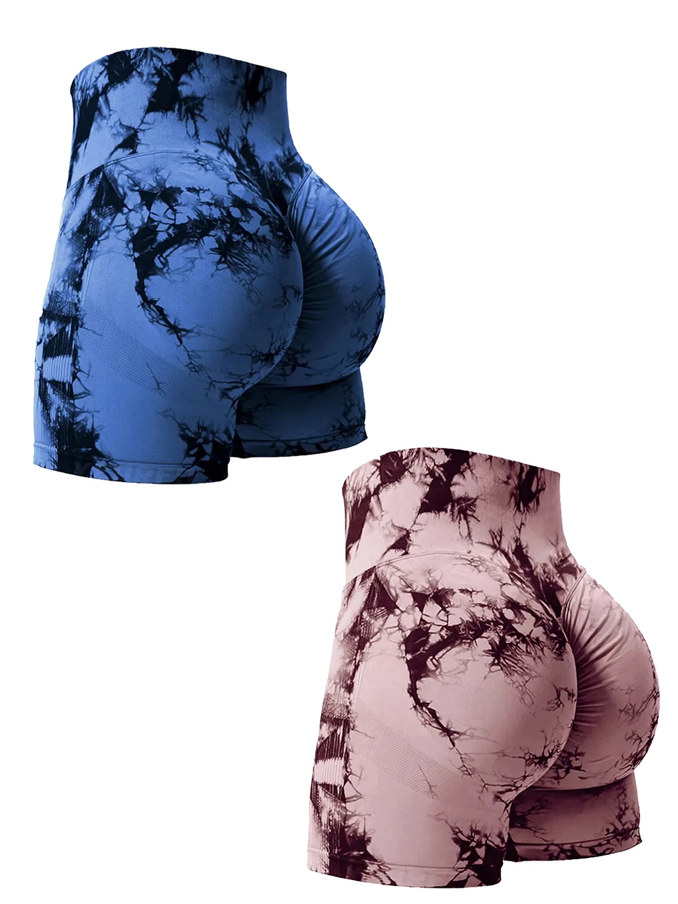🌈  MB Wear Tie-Dye Sculpt Shorts