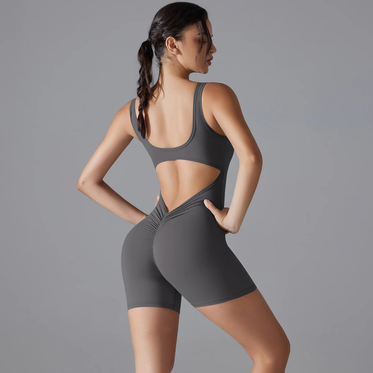 💚 MB Wear V-Back Sculpt Romper