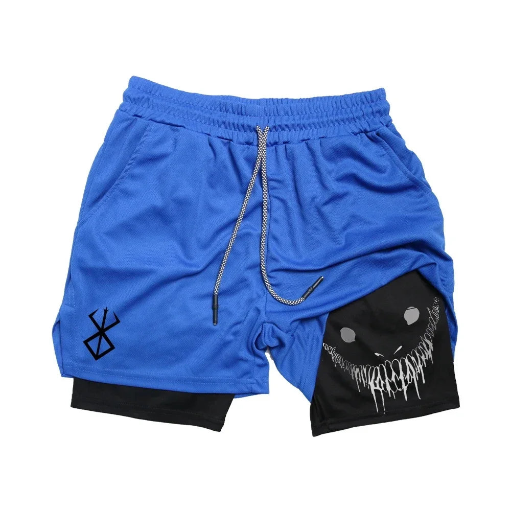 🔥MB Wear Dual Layer Running Shorts