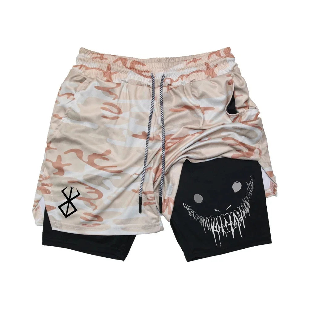 🔥MB Wear Dual Layer Running Shorts