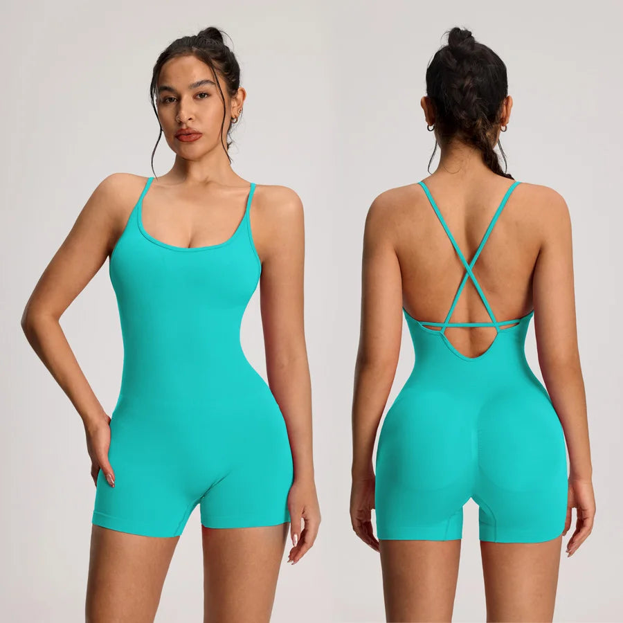 💎 MB Wear SculptFit Backless Romper