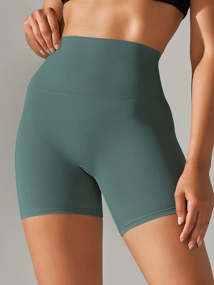 🏋️‍♀️ MB Wear Women's High-Waist Sculpt Shorts