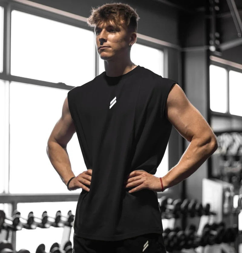 MB Wear Iron Cut Sleeveless Tee