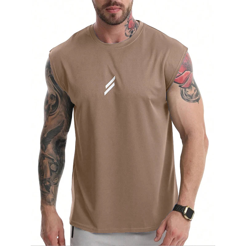 MB Wear Iron Cut Sleeveless Tee