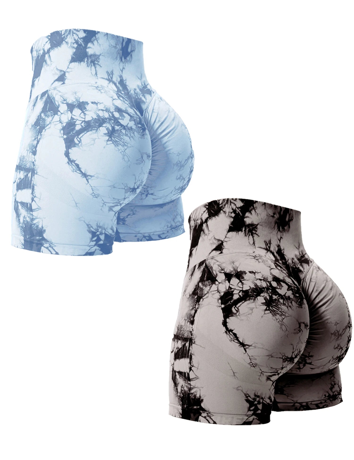 🌈  MB Wear Tie-Dye Sculpt Shorts