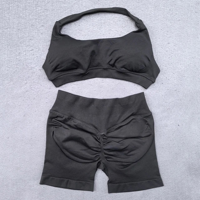 💖 MB Wear SculptFit 2-Piece Seamless Shorts Set