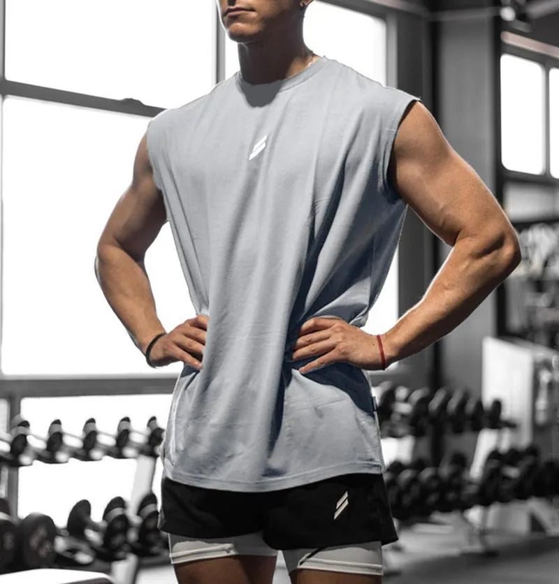 MB Wear Iron Cut Sleeveless Tee