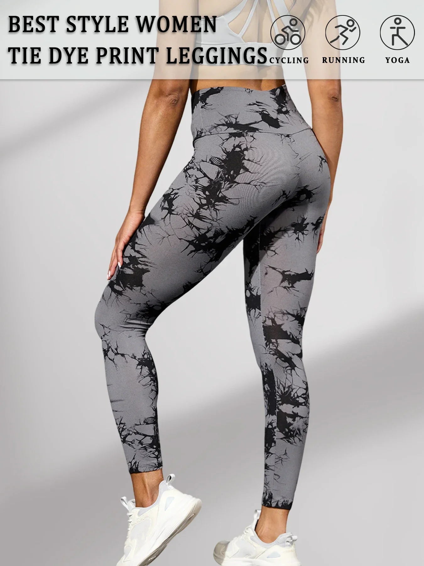 🌌 MB Wear Tie-Dye Performance Leggings