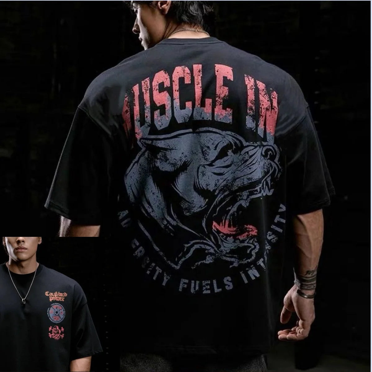 Muscle Fury Oversized Tee
