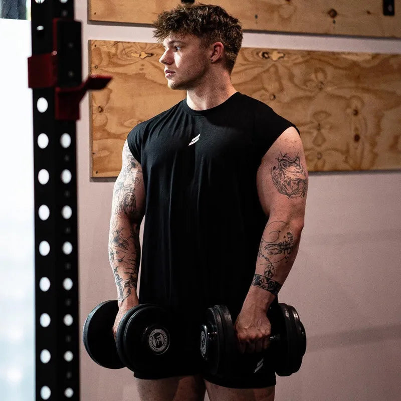 MB Wear Iron Cut Sleeveless Tee