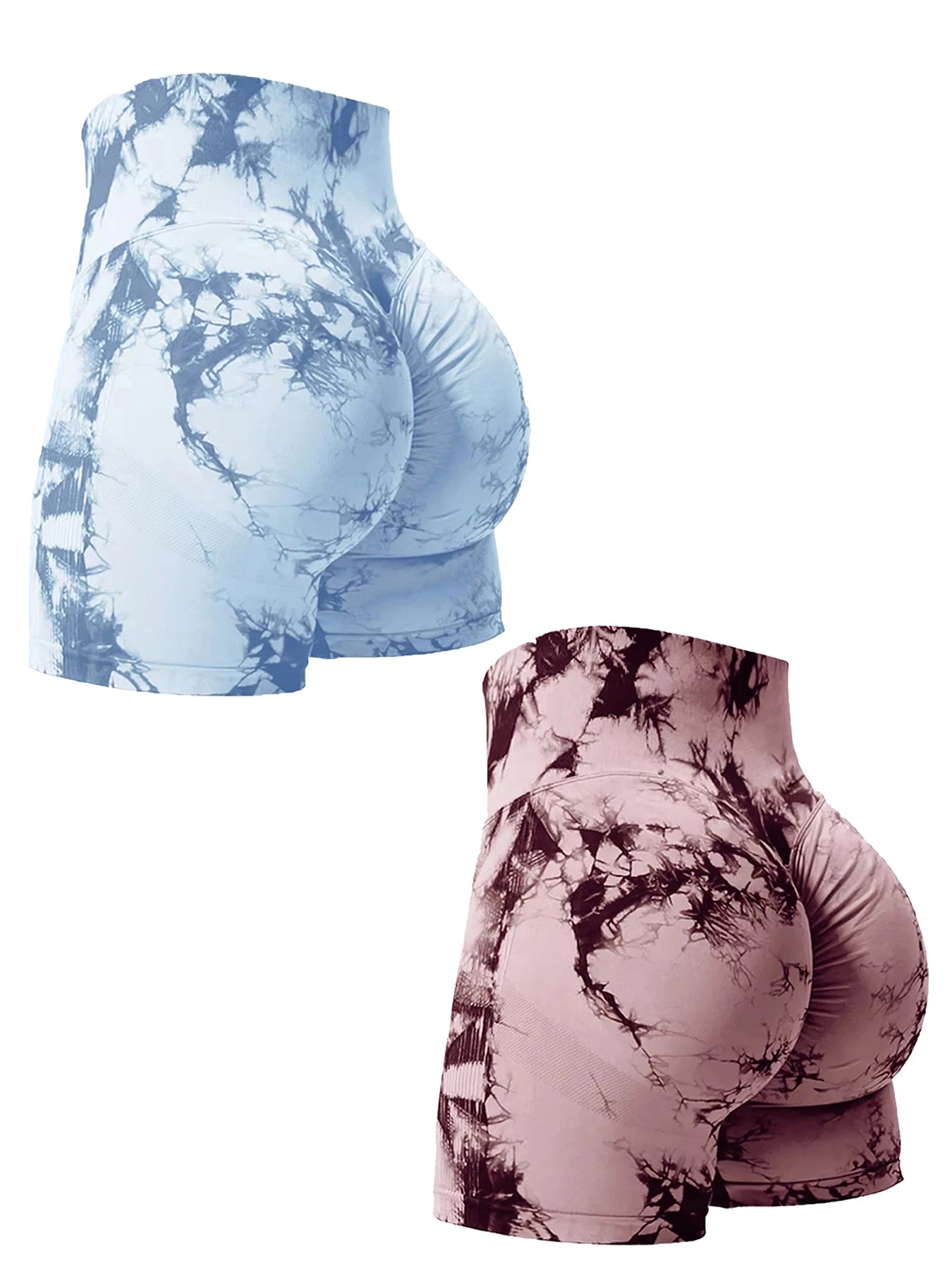 🌈  MB Wear Tie-Dye Sculpt Shorts