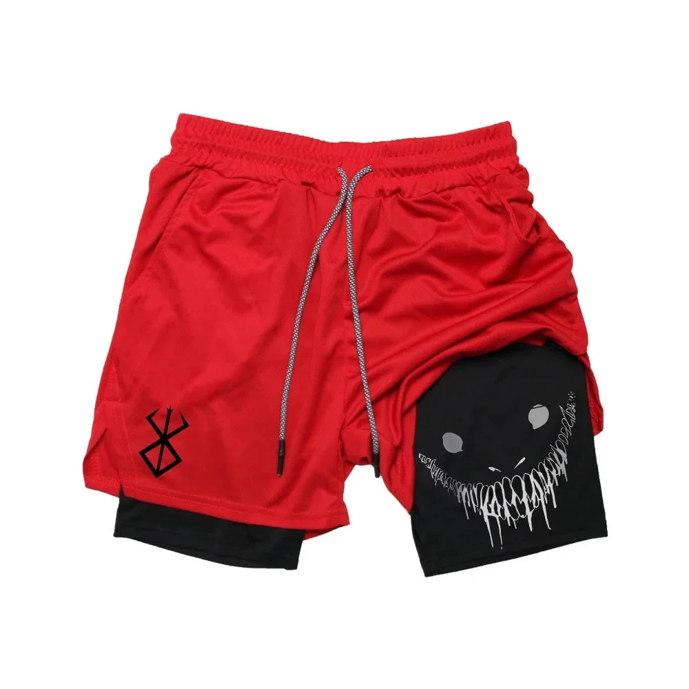 🔥MB Wear Dual Layer Running Shorts