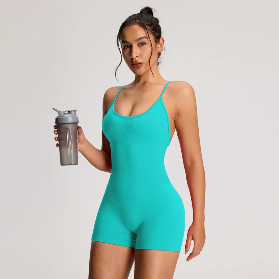 💎 MB Wear SculptFit Backless Romper