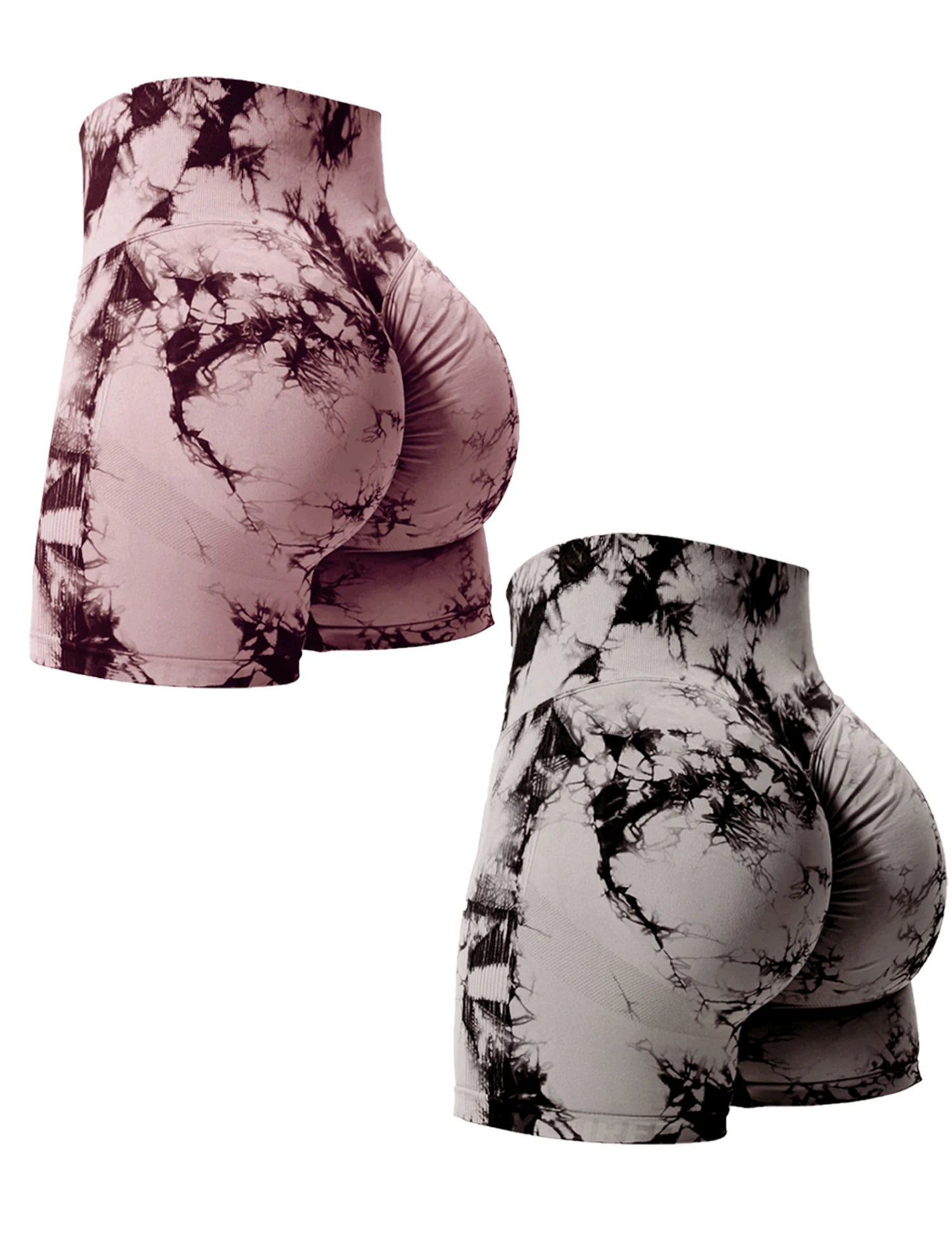 🌈  MB Wear Tie-Dye Sculpt Shorts
