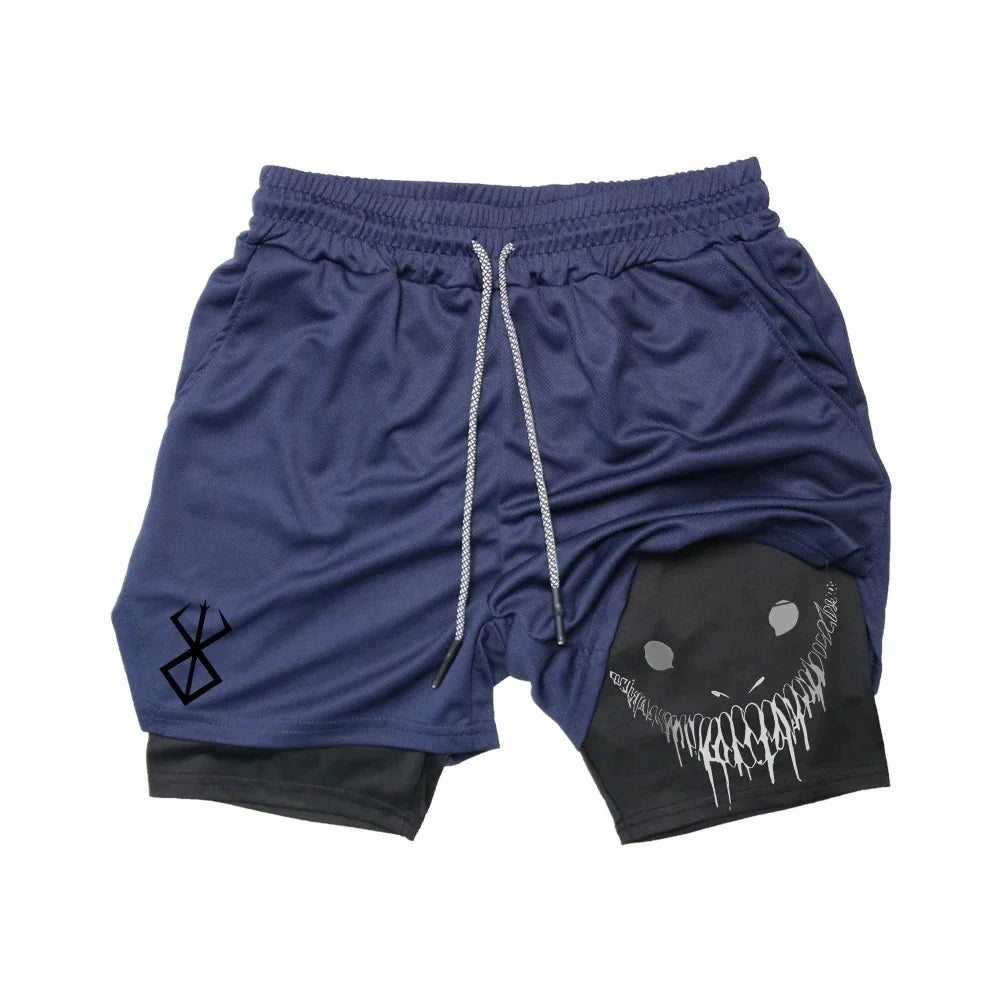🔥MB Wear Dual Layer Running Shorts